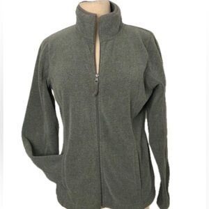 Made for Life Sage‎ Green Fleece Zipper Front Jacket with Pockets Sz S
